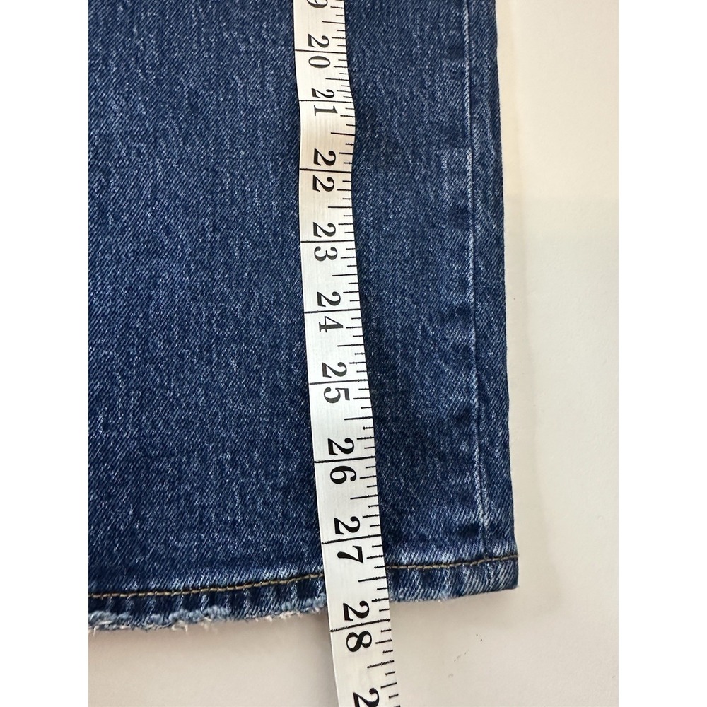 Abercrombie Fitch Jeans Womens Size 33 The 90s Slim Straight Ultra High Rise New - Picture 7 of 8